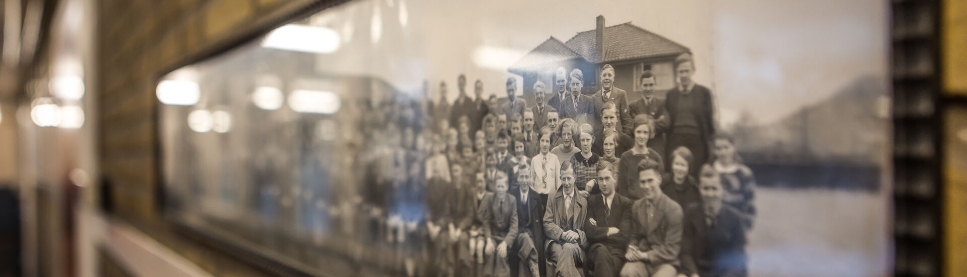 Historische schoolfoto kopie